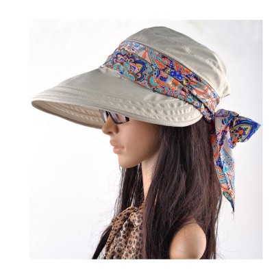  Lady Summer UV Protection Sun Hat Visor Cap Wide Brim Beach Outdoor New  eb-78948565